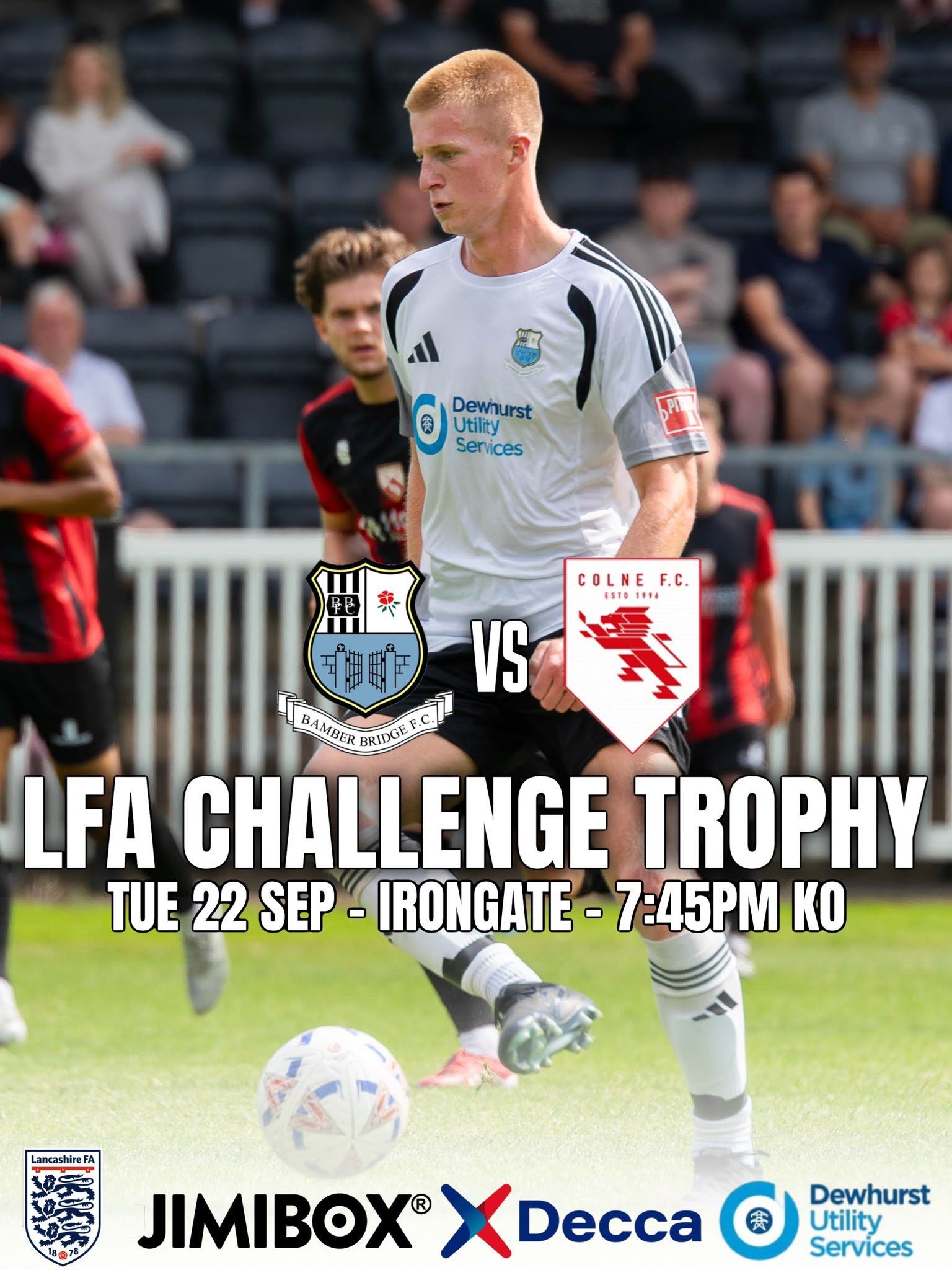 LFA Challenge Trophy: Bamber Bridge v Colne (22 September)