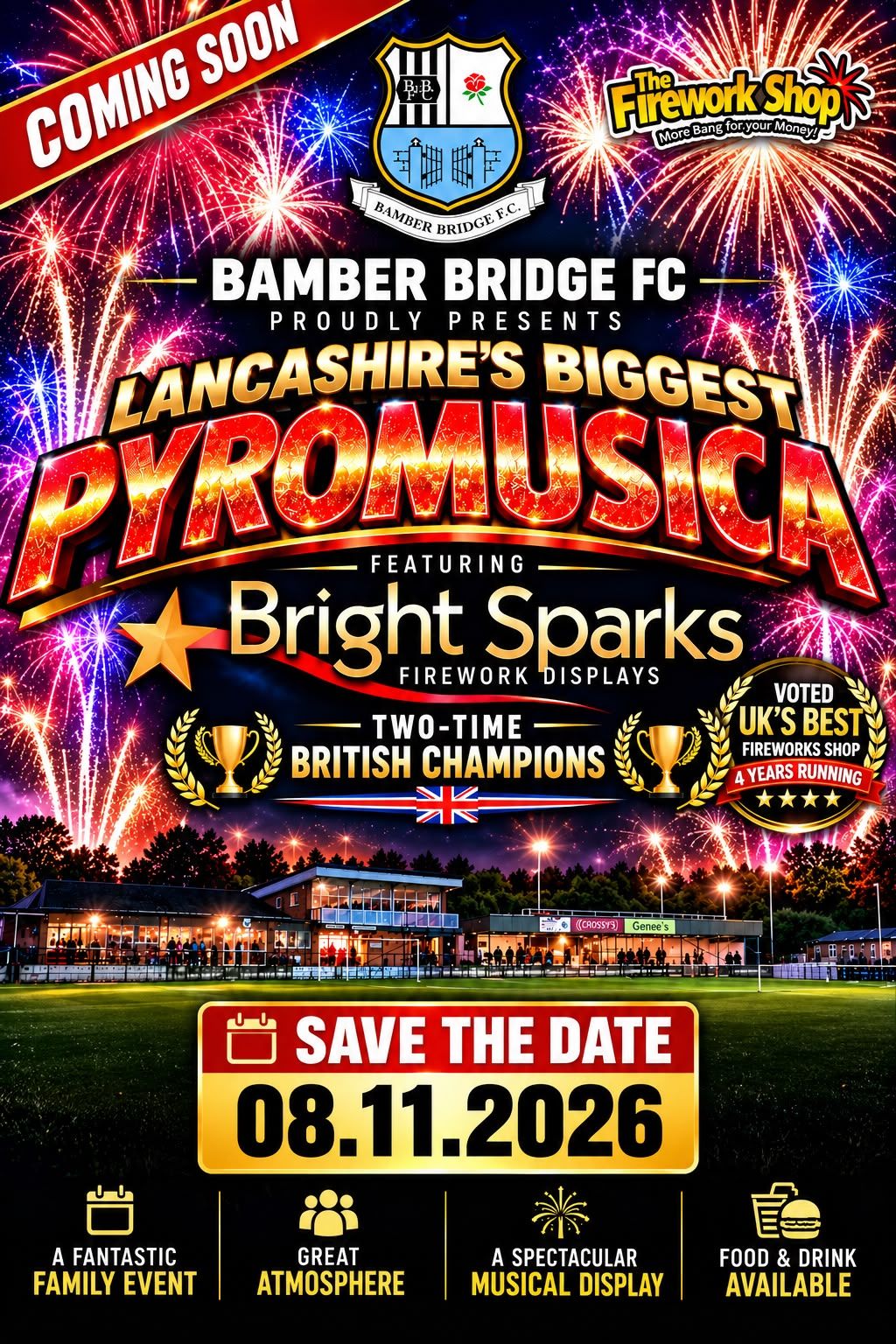 2026 Family Fireworks Display - 8 November 2026